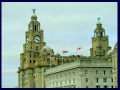 Royal Liver Bldg, Cunard Bldg